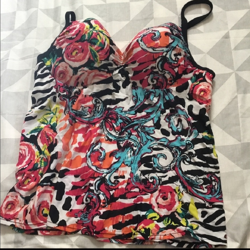 Lane Bryant Bra Top Tankini Top